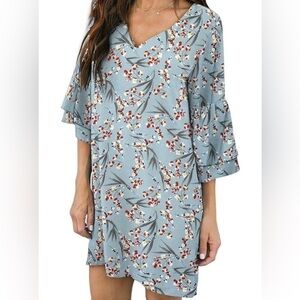 Beautiful BELONGSCI Robin's Egg Blue Dress (D1) NWT